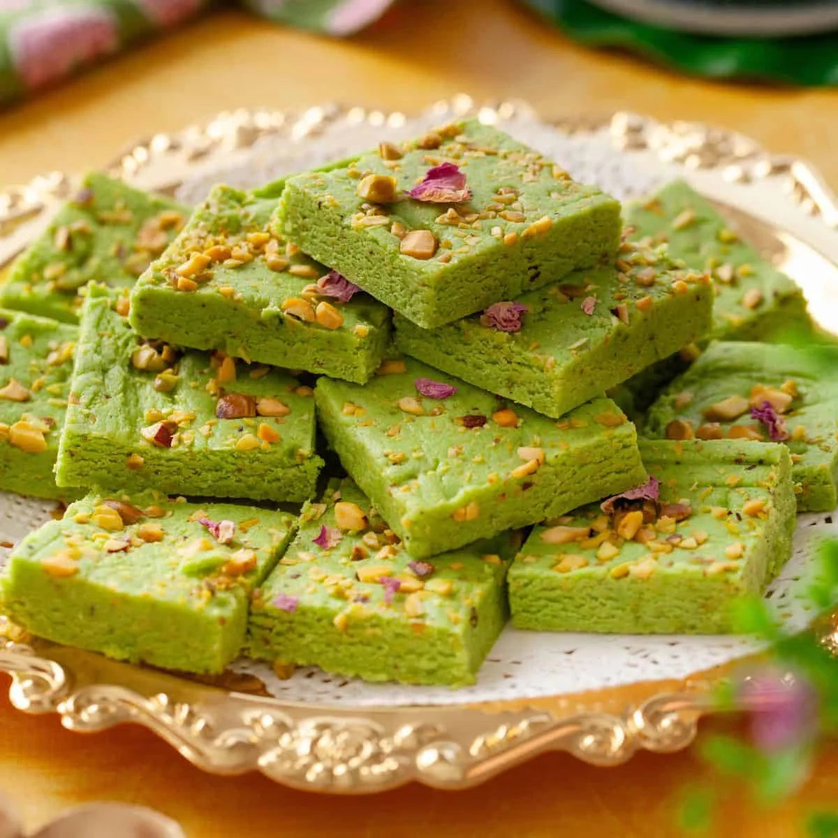 Pistachio Burfi