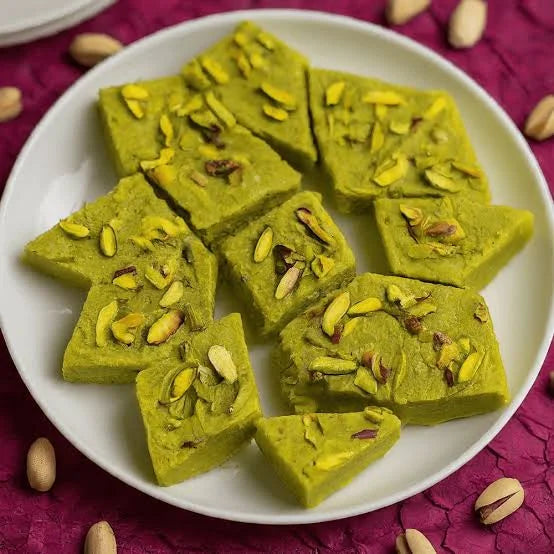 Pistachio Burfi